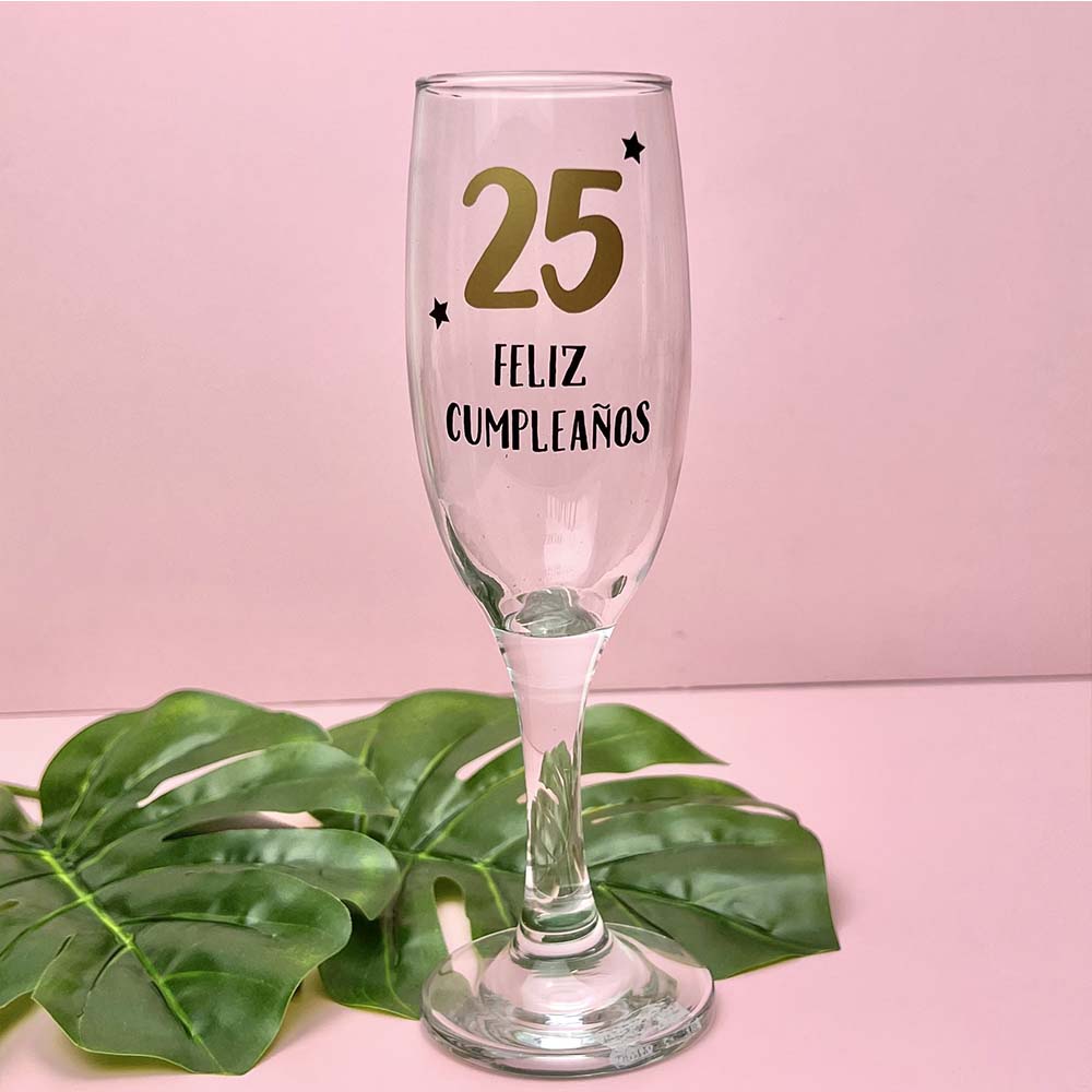 Copa Cava Personalizada vinilo