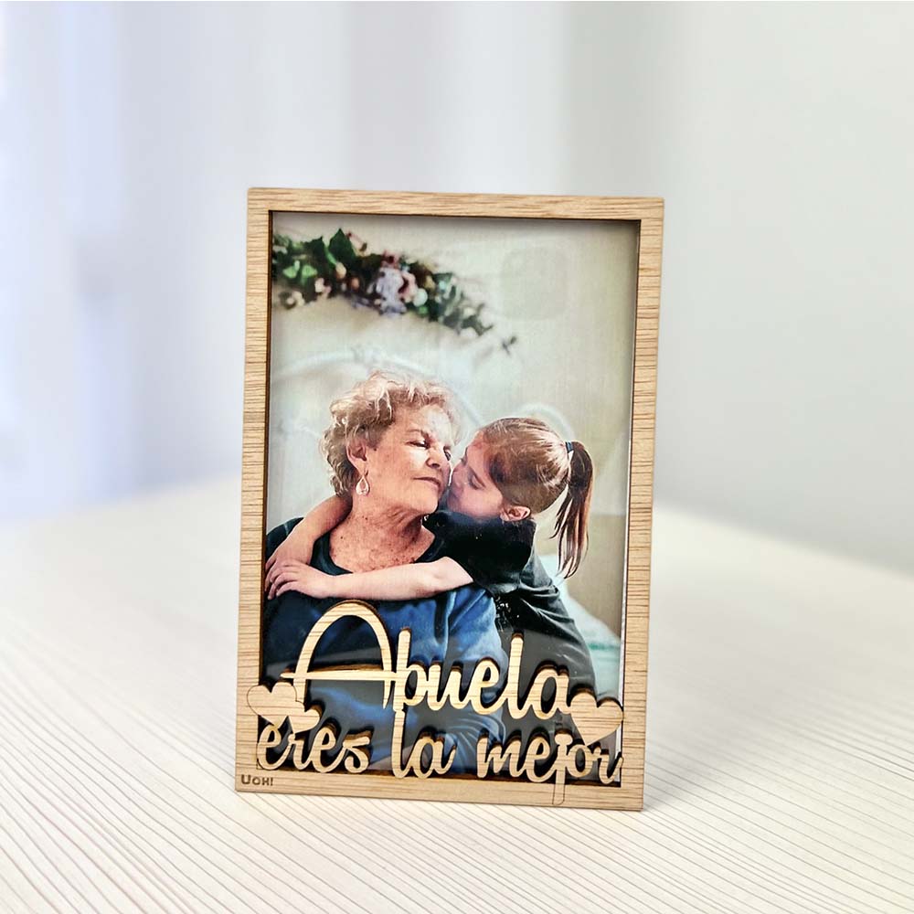 Portafoto Abuela eres la mejor