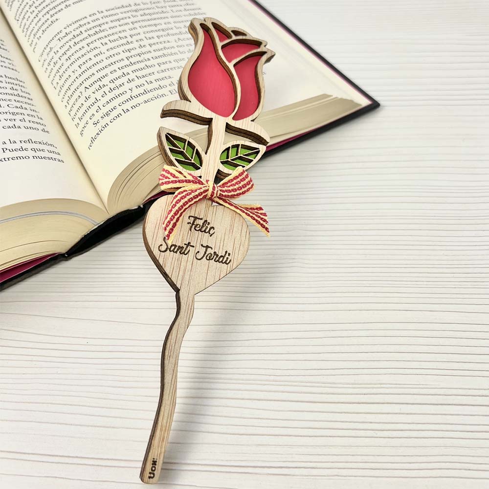 Rosa madera Sant Jordi
