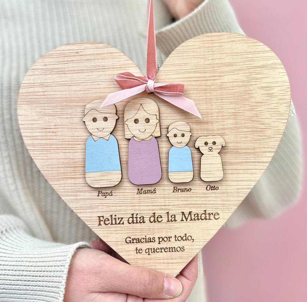 Corazón familia Día de la Madre