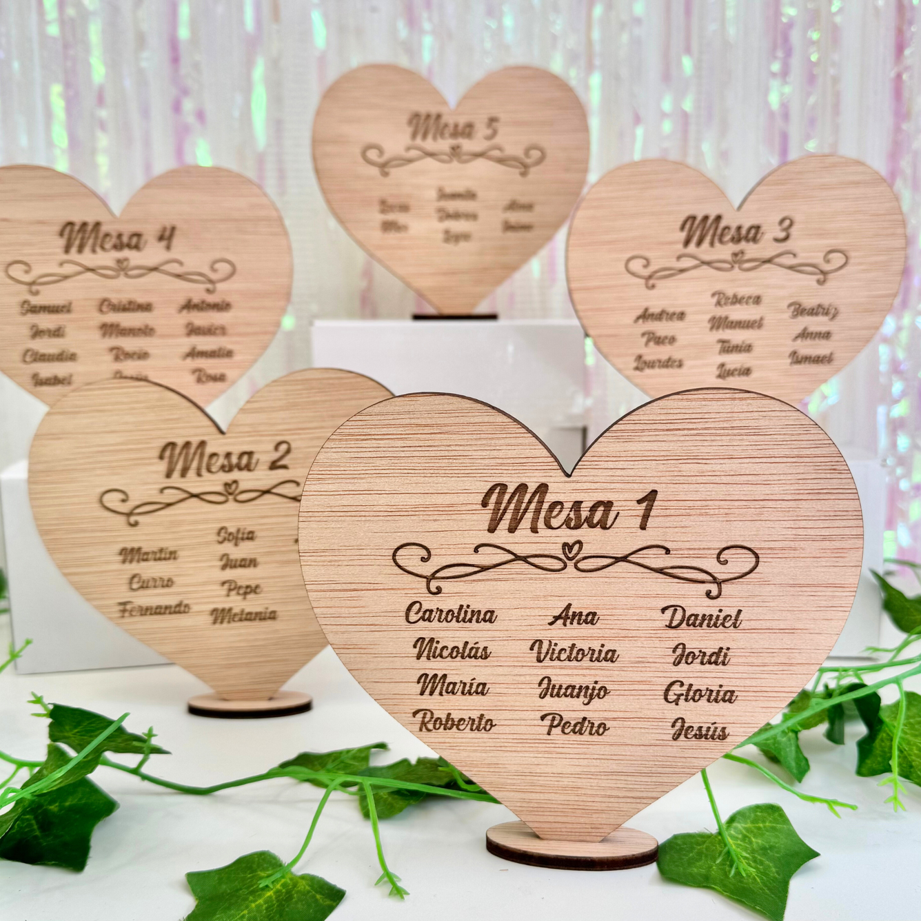 Seating Plan corazón