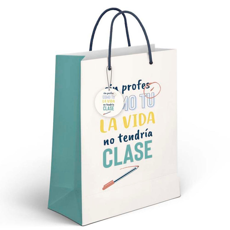 Bolsa papel Sin profes como tú