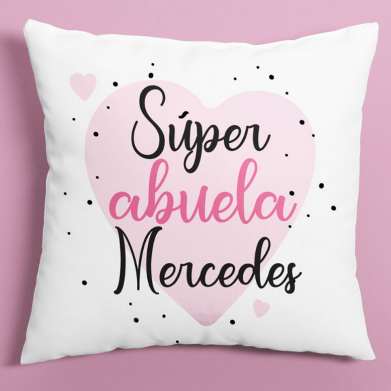 Cojín personalizado Súper Abuela