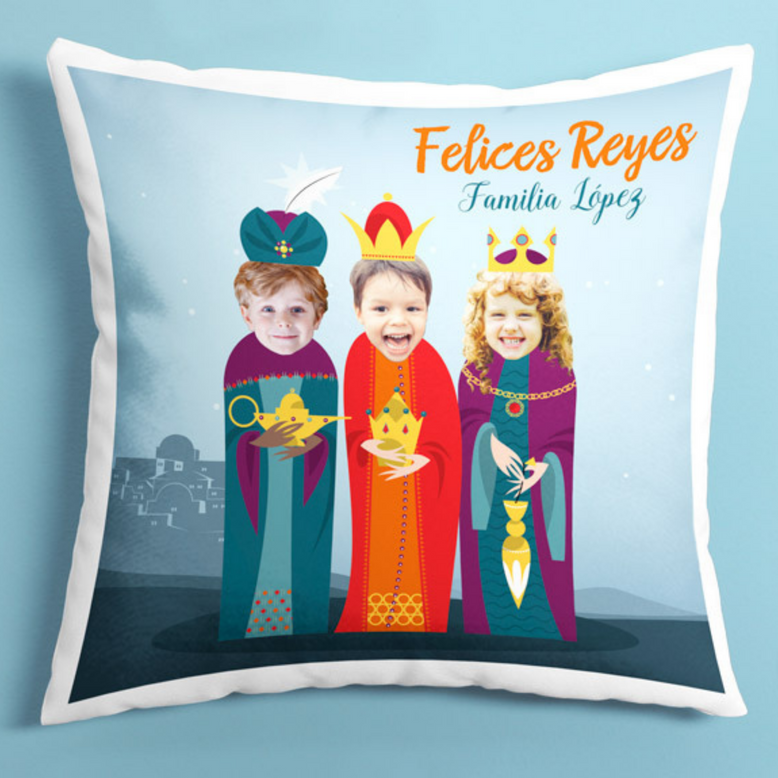 Cojín personalizado Reyes Magos