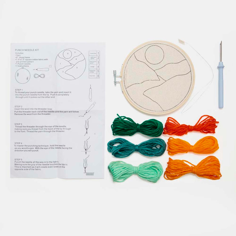 Kit de aguja perforada Paisaje