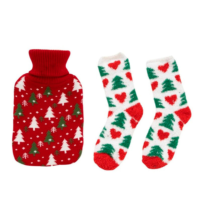 Bolsa de agua y Calcetines navideños