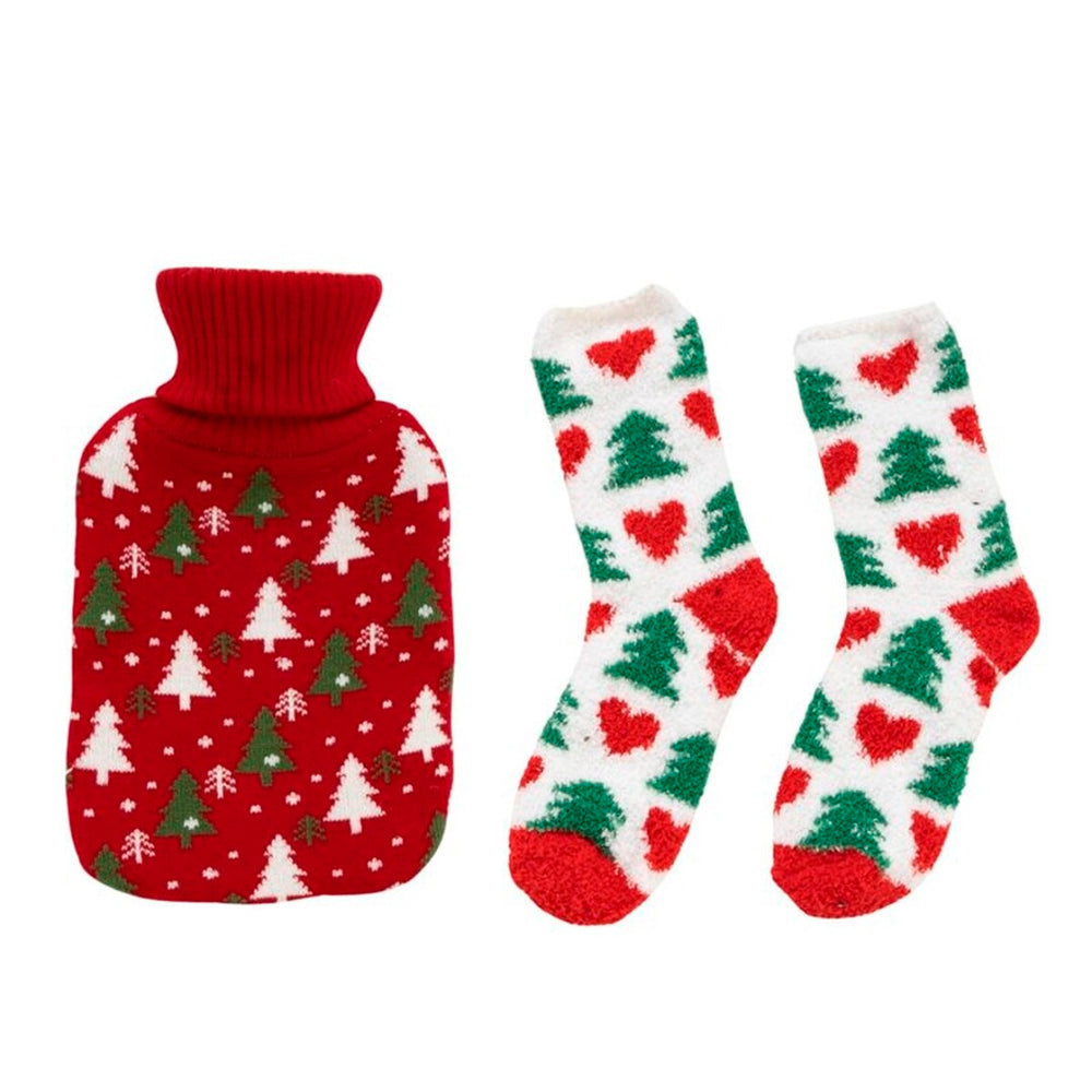 Bolsa de agua y Calcetines navideños