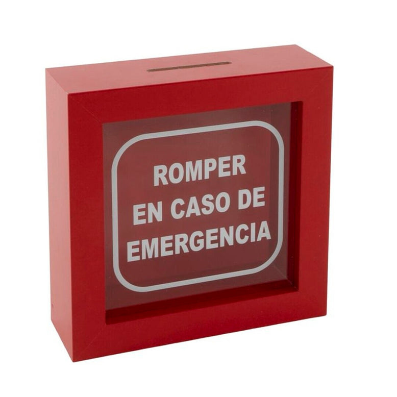 Hucha Romper en caso de emergencia