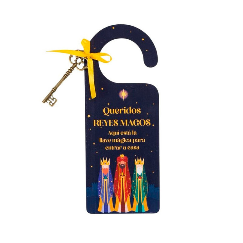Colgador para puerta Reyes Magos oscuro
