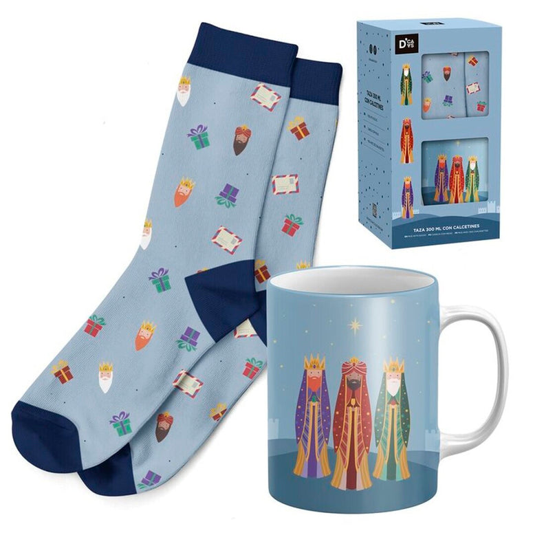Taza + Calcetines Reyes Magos
