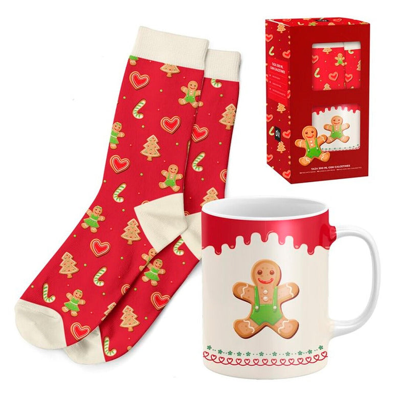 Taza + Calcetines Galleta