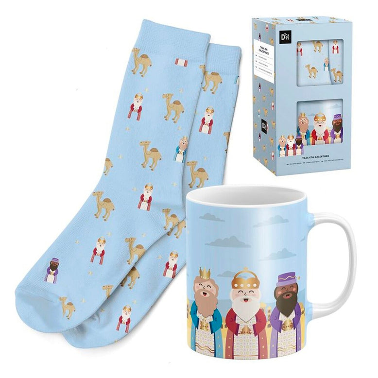 Taza + Calcetines Reyes Magos