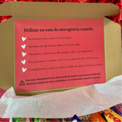 Botiquín chocolatero con amor