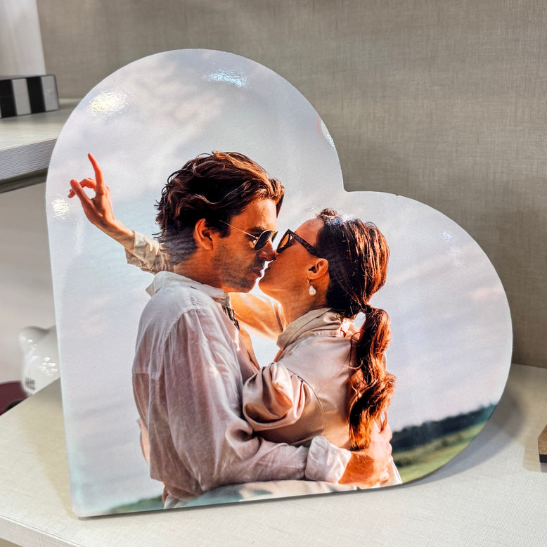 Corazón madera con Foto