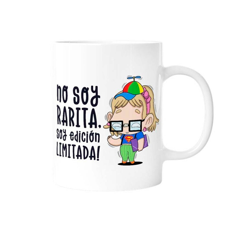 Taza No soy rarita, soy edición limitada