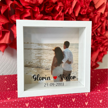 Hucha parejas personalizada