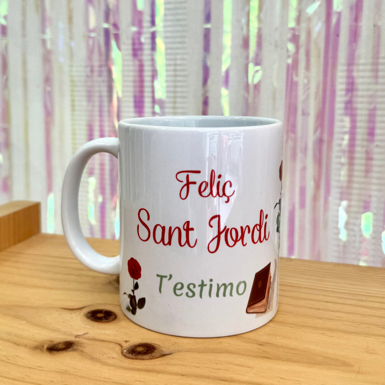 Taza Feliç Sant Jordi