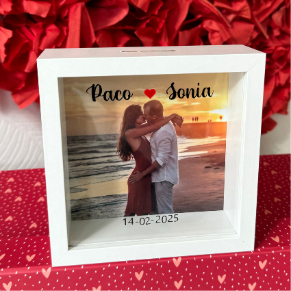 Hucha parejas personalizada