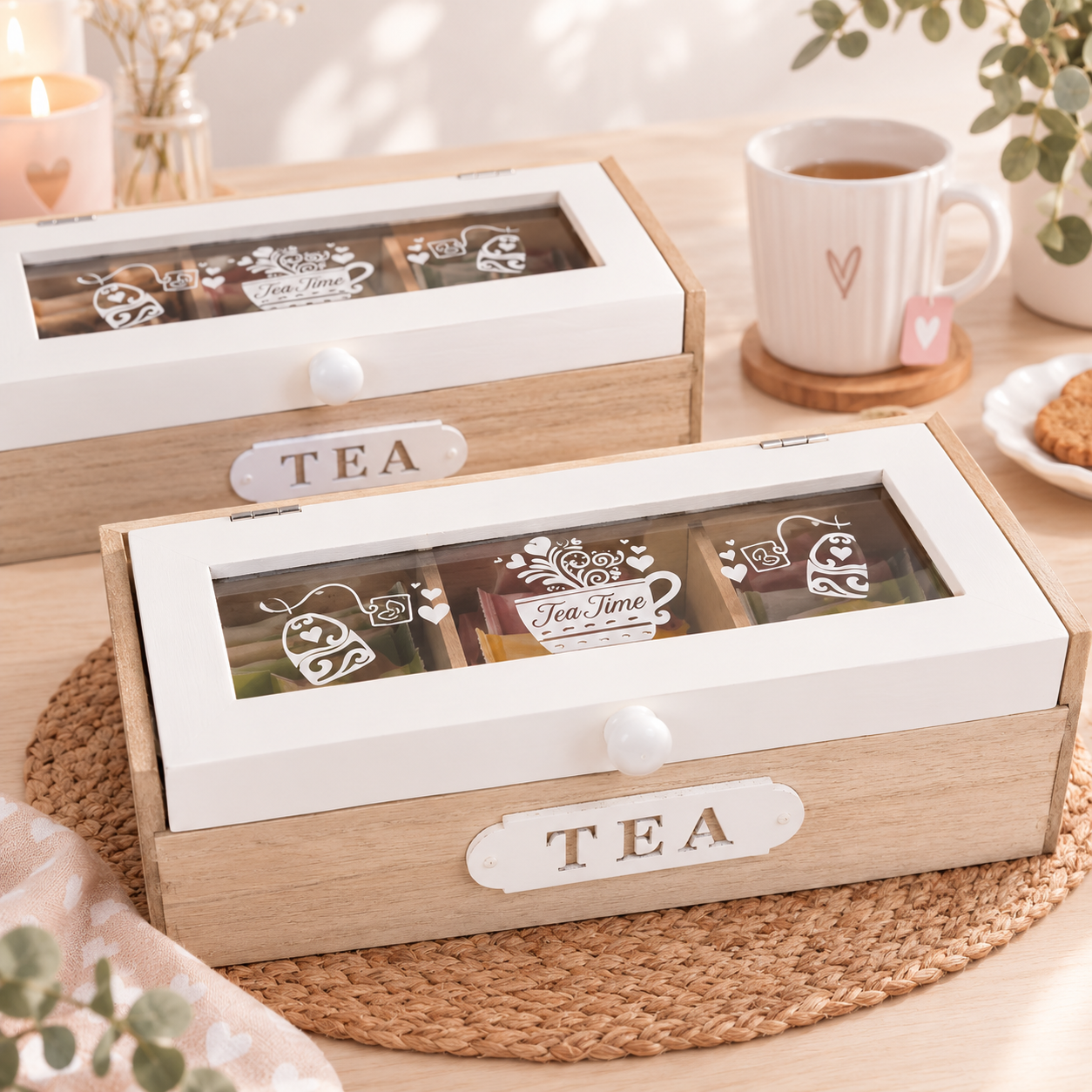 Caja organizativa Té
