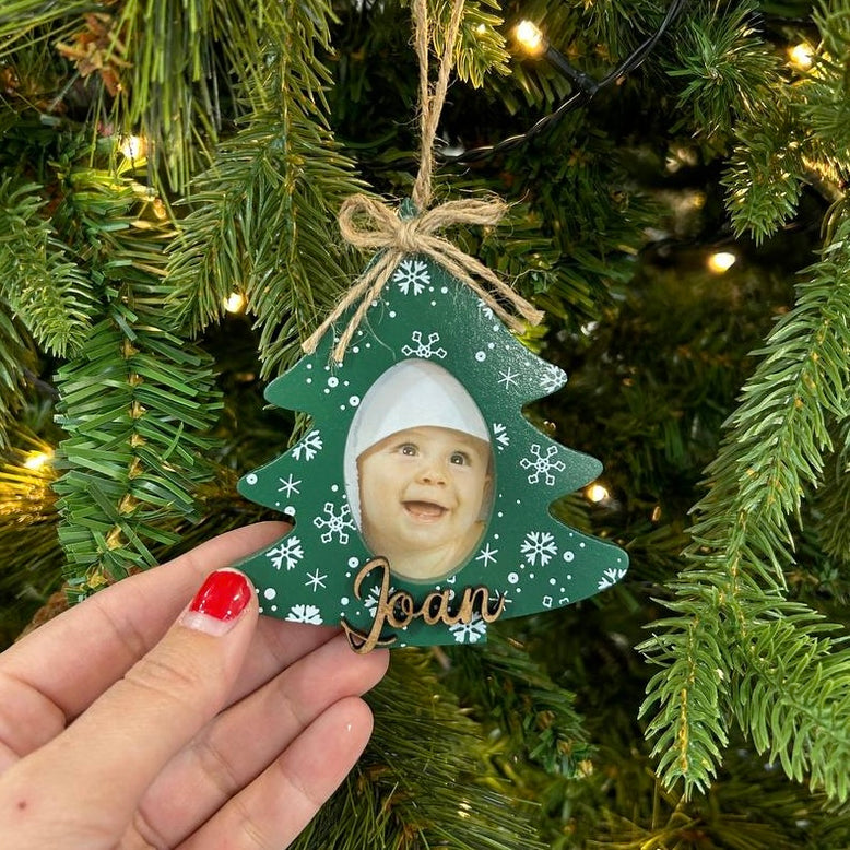 Marco navideño personalizado para colgar