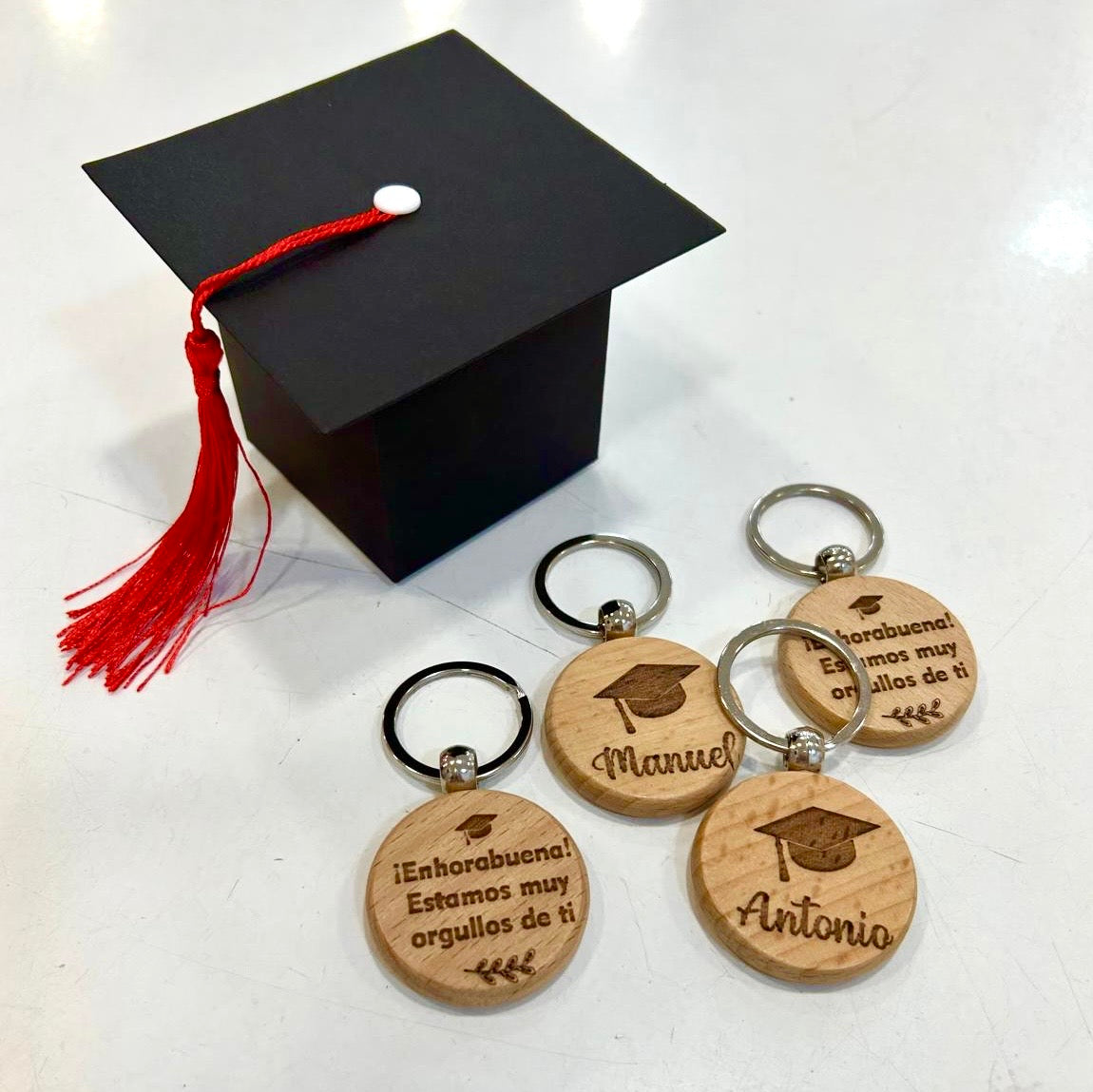 Llavero madera Graduación