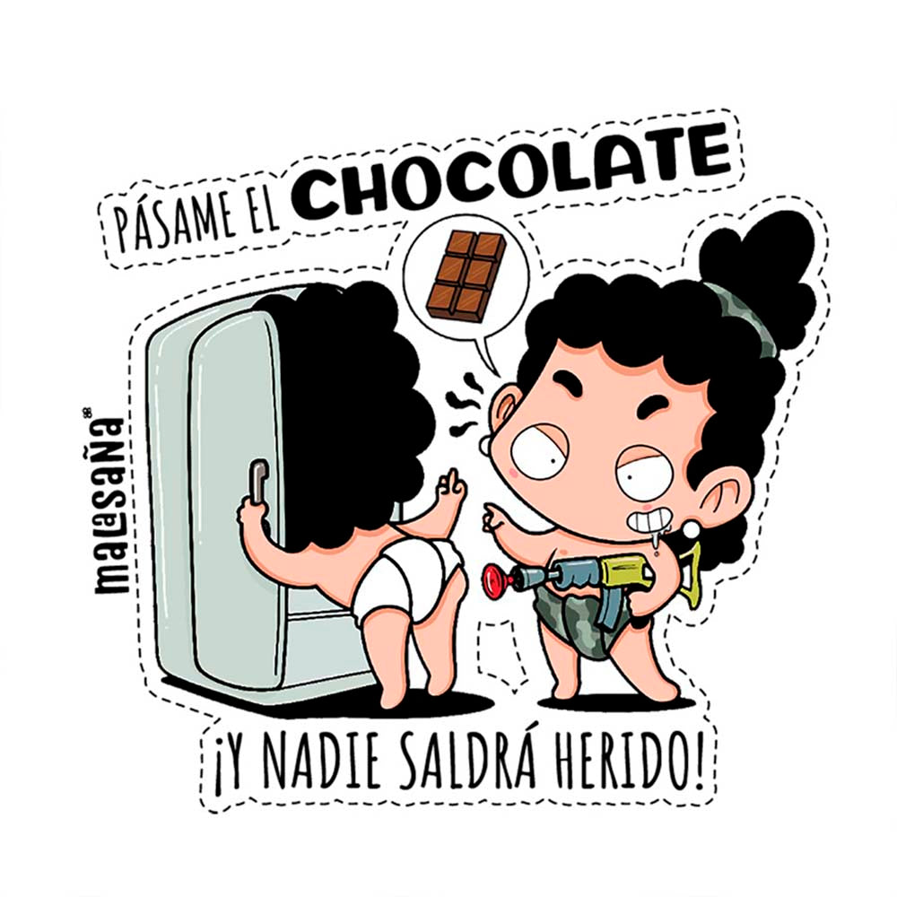 Taza Pásame el chocolate y nadie saldrá herido