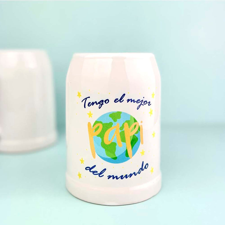 Jarra cerveza Tengo el mejor papi del mundo