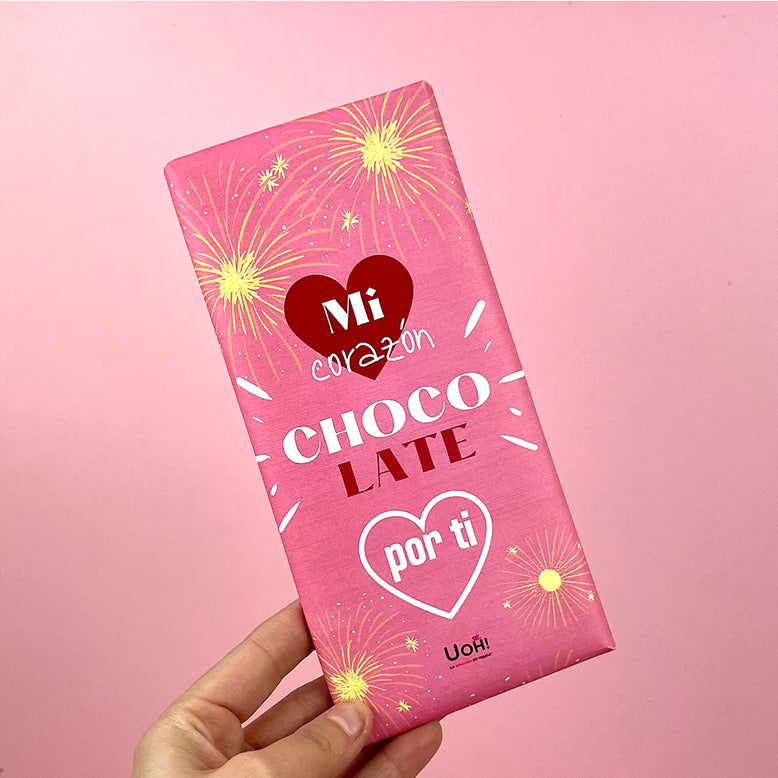 Chocolate Mi corazón chocolate por ti