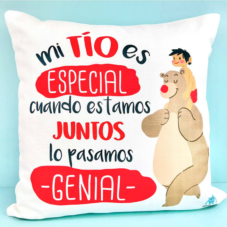 Cojín Mi tío es especial