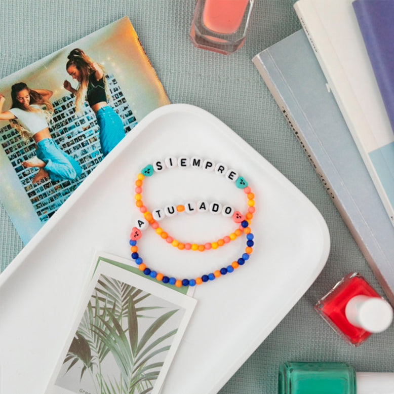 Set de 2 pulseras para amistades insuperables
