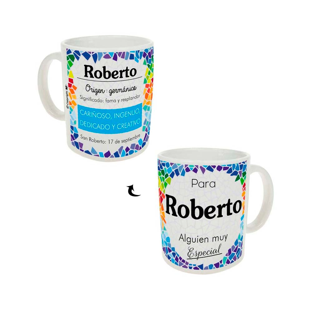 Taza para Roberto