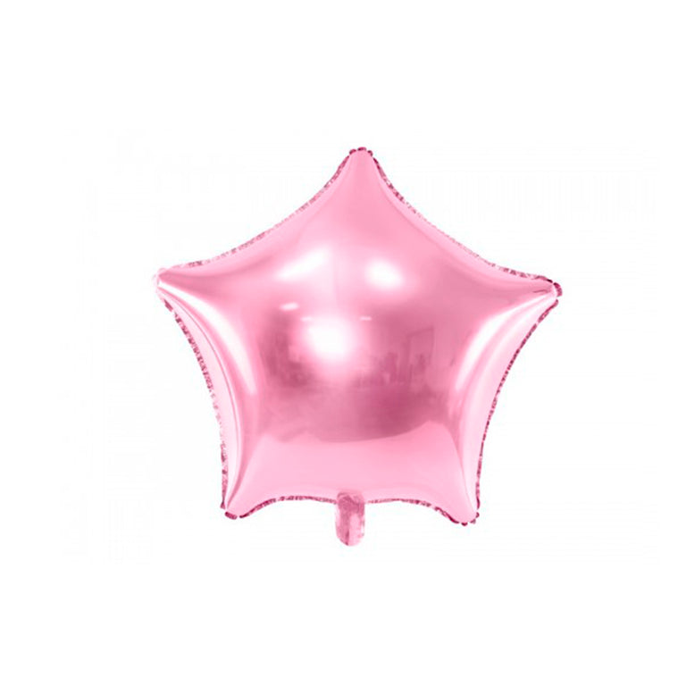 Globo Estrella rosa palo