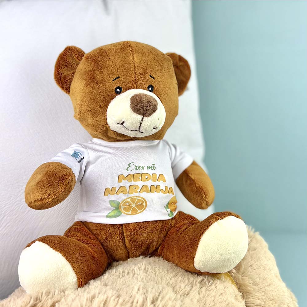 Peluche oso Eres mi media naranja