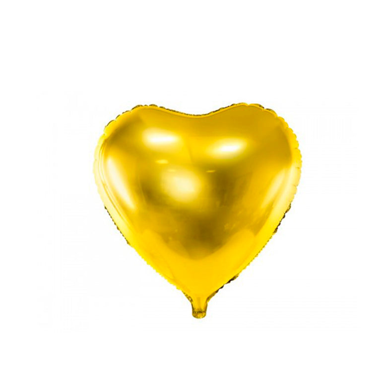 Globo Corazón dorado